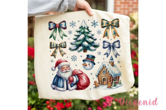 Blue Winter Christmas Elements PNG Review
