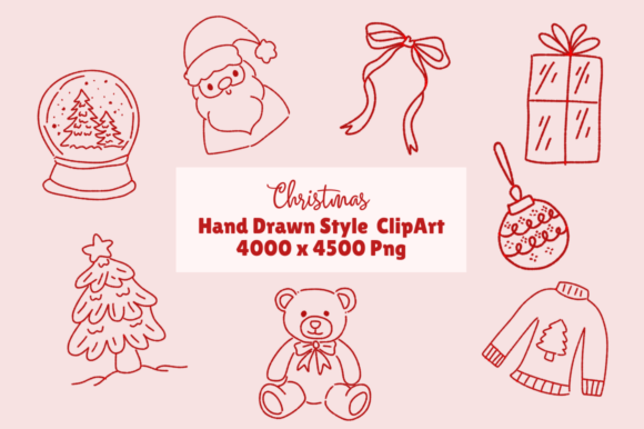 Christmas Hand Drawn ClipArt PNG: A Brand Designer’s Review