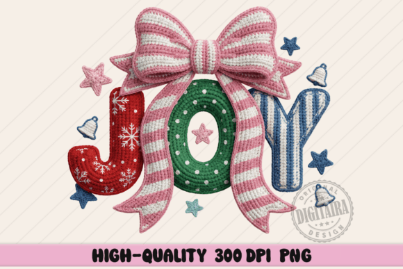 Christmas Joy Faux Yarn Png: A Festive Graphic Design Asset for Content Creators