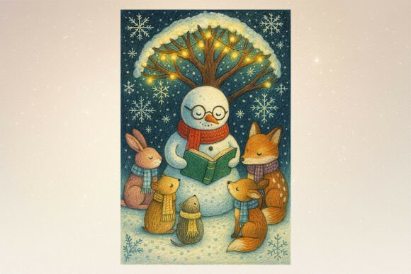Christmas Snowman Storytime PNG Review