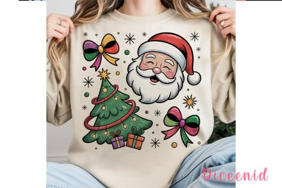 Festive Santa Christmas Clipart PNG Review for Illustrations