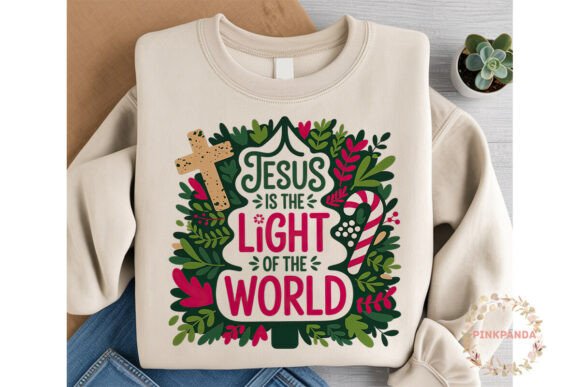 Jesus Is the Light Christmas PNG Clipart for Professional Branding Illustrations