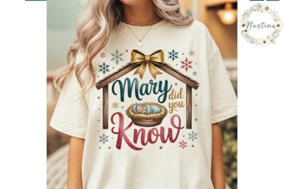 Mary Did You Know Christmas PNG Clipart for Illustrations