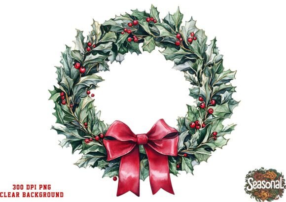 Pink Bow Christmas Wreath PNG: A Designer’s Practical Take