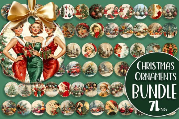 Retro Christmas Winter Ornament: A Review for Bloggers and Publishers