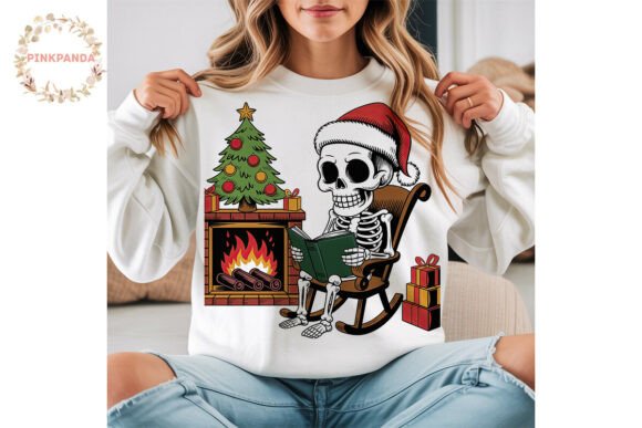 Skeleton Christmas Reading PNG Clipart: A Practical Embroidery Design Review