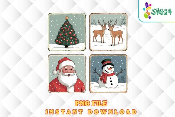 Vintage Christmas Theme Png: A Crafter’s Review of These Festive Illustrations
